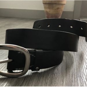 NEW American eagle mens belt dark grey / black
